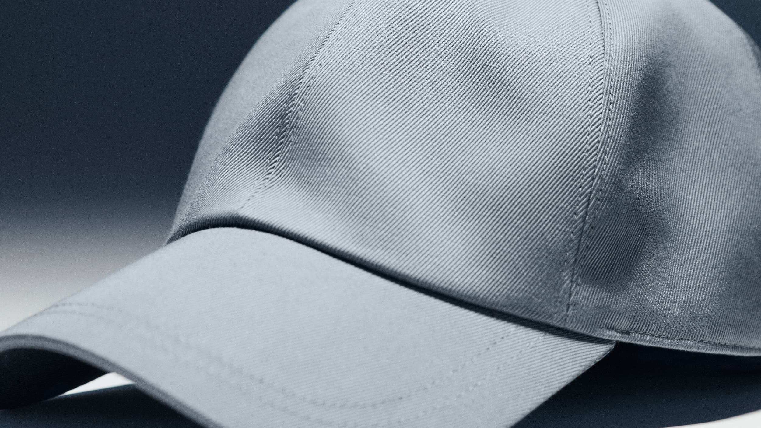 Front view of Sea island cotton cap from varsity headwear