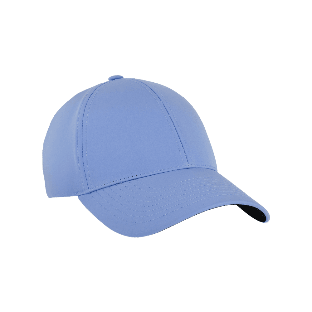 Front view of a Varsity Headwear legacy structured athletic sport blue baseball cap
